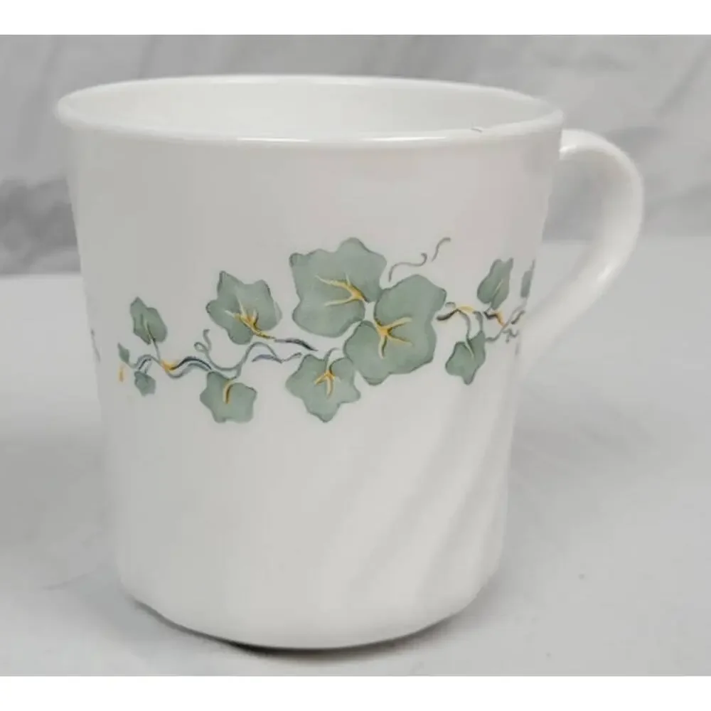 Corning Ware Corelle Callaway Swirl Ivy Tea Coffee Cup Mug